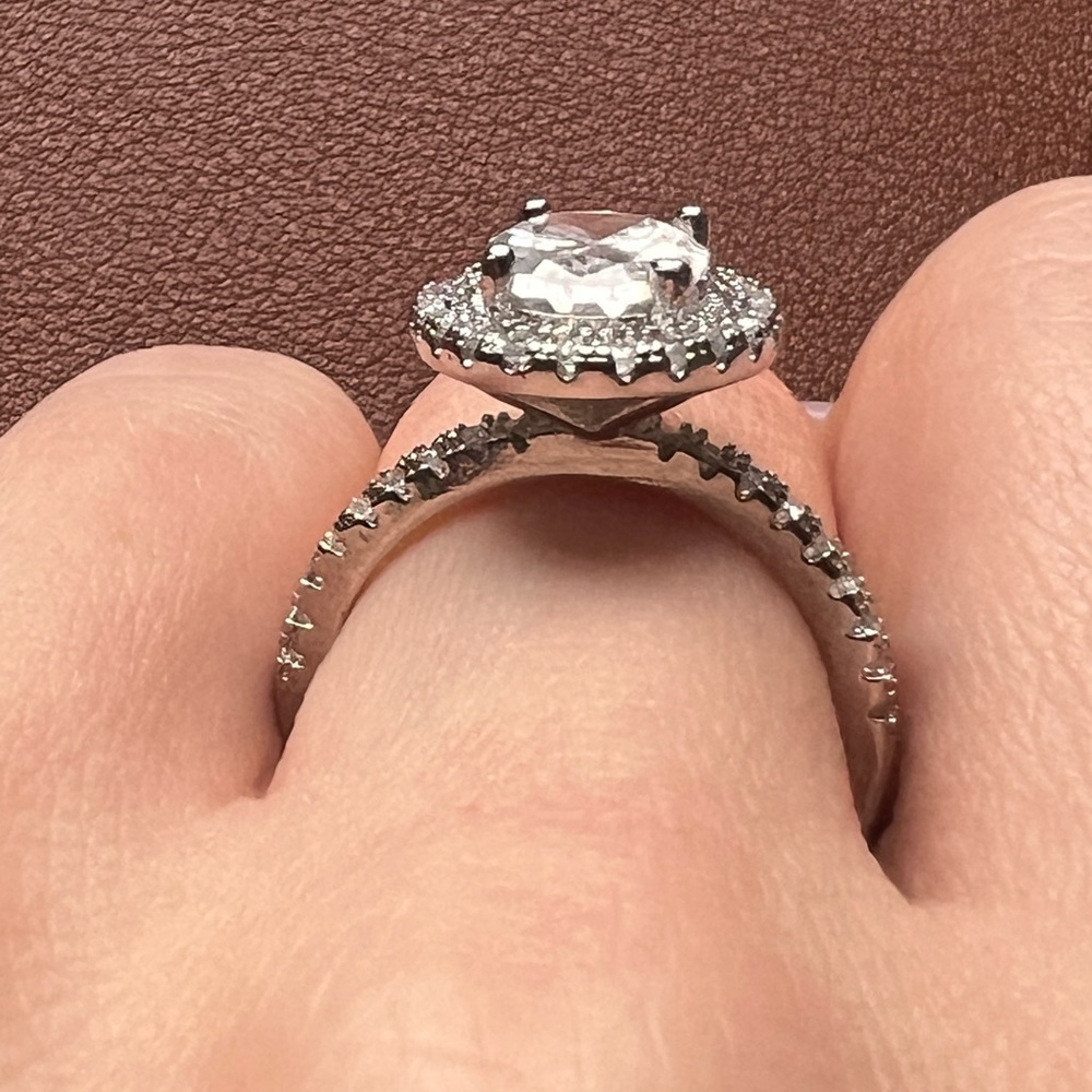 Engagement Oval Shape Stunning Statement Ring Big… - image 7